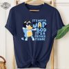 Its Not A Dad Bod Its A Father Figure Shirt Bandit Heeler Shirt Fathers Day Shirt Bluey Dad Shirt Bluey Gifts For Dad Unique revetee 1