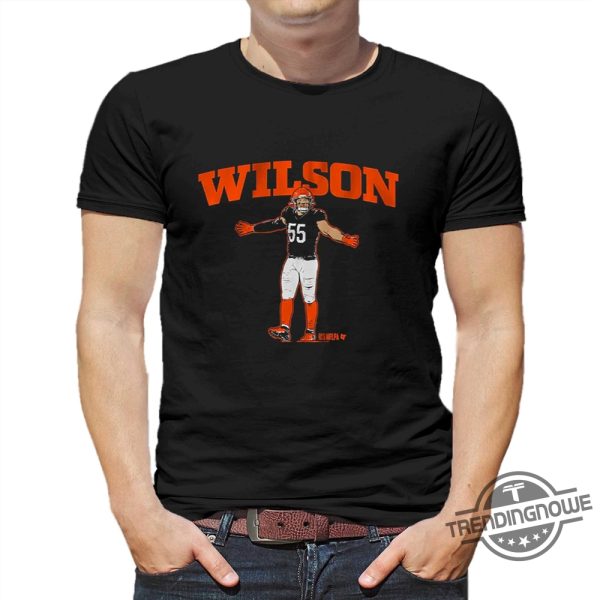 Logan Wilson Football Hero Pose Shirt trendingnowe 1