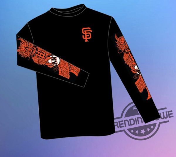 Giants Year Of The Dragon Long Sleeve Shirt 2024 Giveaway Giants Chinese Heritage Night Year Of The Dragon Long Sleeve Shirt Giveaway trendingnowe 1