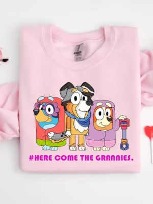 Here Come The Grannies Shirt Bluey Shirt For Grannies Disney Trip Shirt Bingo Shirt Bluey Characters Disney Trip Tee Unique revetee 2