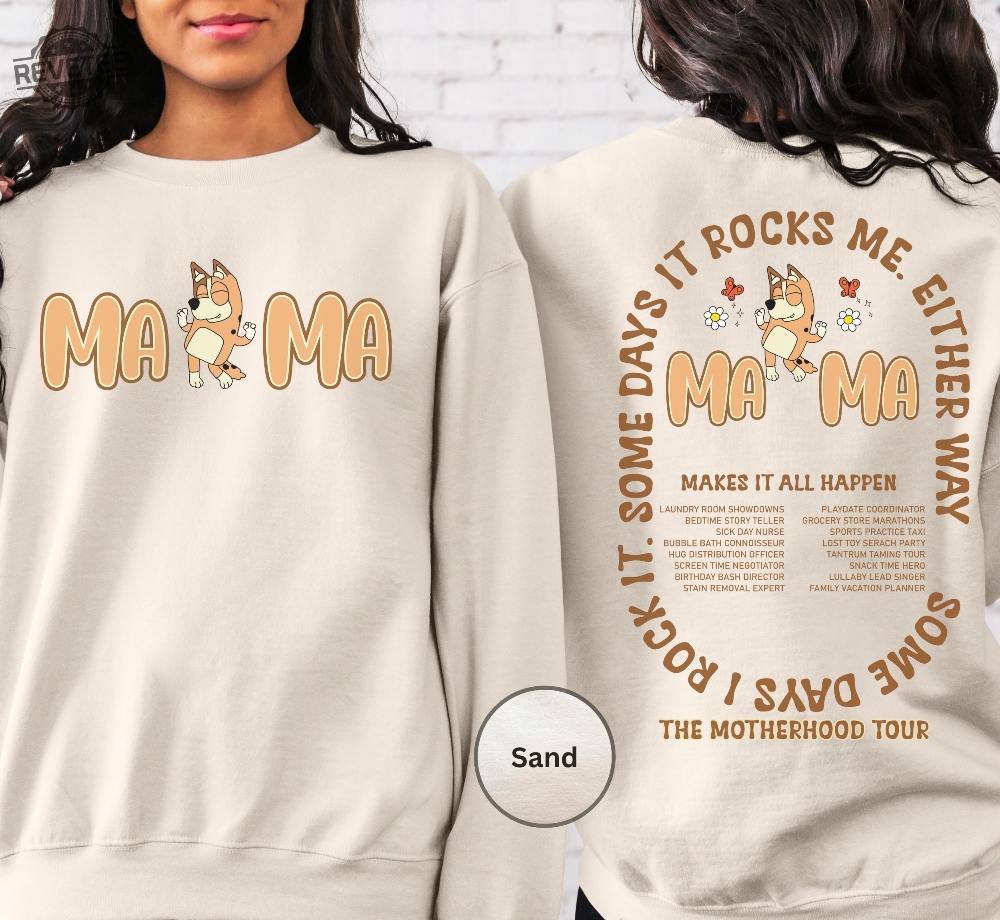 Mama Rock Style Vintage Sweatshirt Cute Mom Retro Shirt Best Mom Ever Tee Gift For Mom Mothers Day Shirt Unique