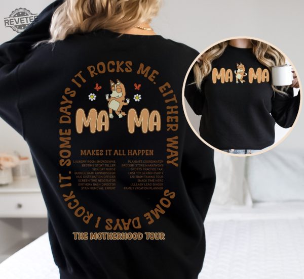 Mama Rock Style Vintage Sweatshirt Cute Mom Retro Shirt Best Mom Ever Tee Gift For Mom Mothers Day Shirt Unique revetee 4