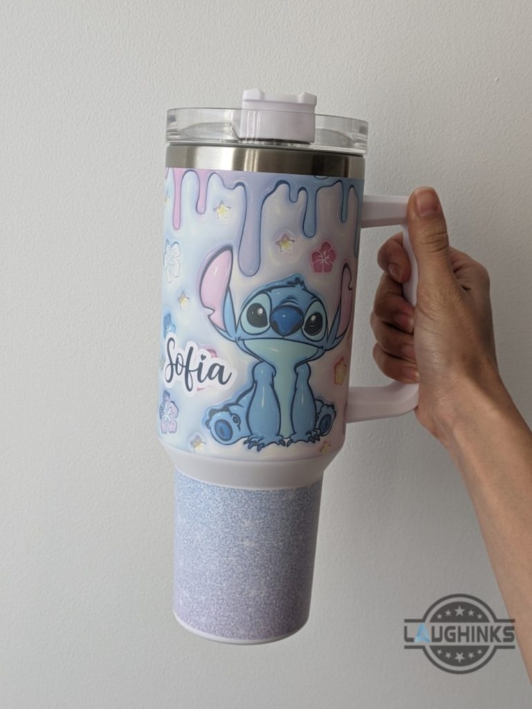 Stitch Stanley Cup With Handle 40 Oz Dupe Lilo And Stitch Disney ...