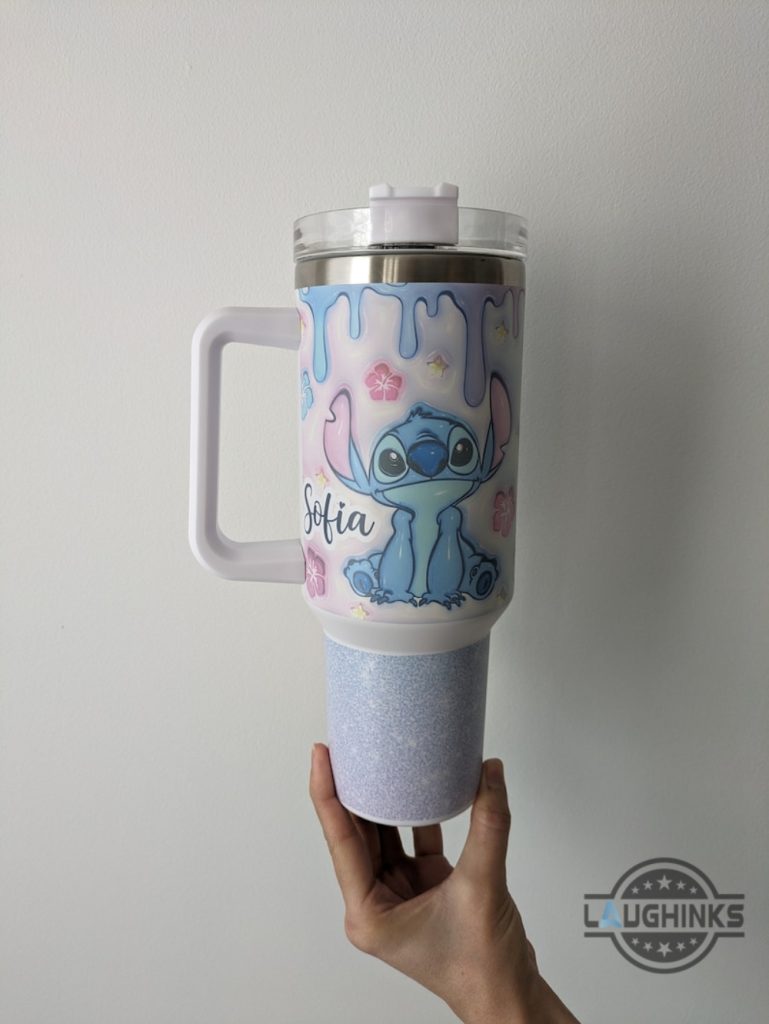 Stitch Stanley Cup With Handle 40 Oz Dupe Lilo And Stitch Disney ...