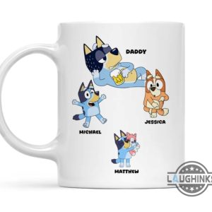 best dad ever bluey mug custom father and kids bluey family funny coffee cups 11oz 15oz personalized disney fathers day gift 2024 laughinks 3