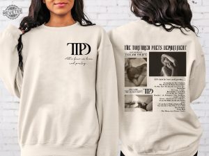 Taylor Swift Merch Taylor Swiftie Merch Ttpd Merch Taylor Swift Shirt Eras Tour Merch Swiftie Sweatshirt Taylor Sweatshirt Unique revetee 3