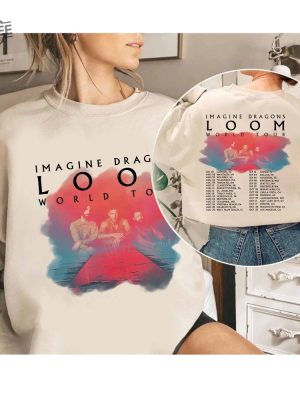 Imagine Dragons Fan Imagine Dragons Band Imagine Dragons Tour Imagine Dragons 2024 Loom Tour 2024 Loom Tour Shirt Unique revetee 2