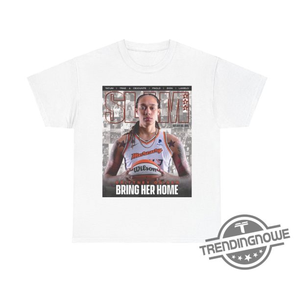 Brittney Griner Shirt Brittney Griner Wnba Phoenix Mercury Nba Slam Cover Shirt Nba T Shirt trendingnowe 3