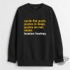Hockey Checklist Cycle The Puck Pucks In Deep Pucks On Net Skate Boston Hockey Shirt trendingnowe 1 3