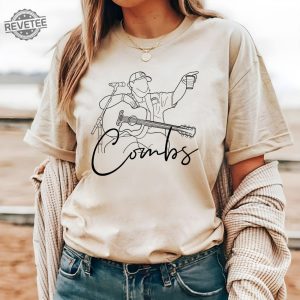 Luke Combs Western Graphic Tee Band Shirt Country Music Shirt Western Shirt Cowboy Combs Shirt Luke Combs Fan Unique revetee 2