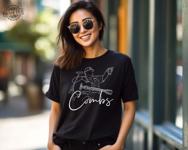 Luke Combs Western Graphic Tee Band Shirt Country Music Shirt Western Shirt Cowboy Combs Shirt Luke Combs Fan Unique revetee 4