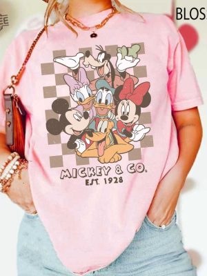 Disney Checkered Shirt Checkered Mickey Shirt Mickey And Co 1928 Shirt Retro Disney Shirt Disney Trip Shirt Unique revetee 3