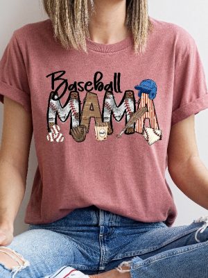 Baseball Mama Shirt Baseball Mom Shirt Baseball Shirt For Women Sports Mom Shirt Mothers Day Gift Family Baseball Shirt Unique revetee 2