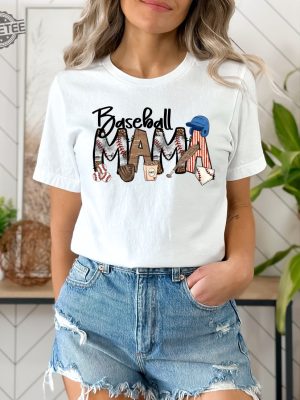 Baseball Mama Shirt Baseball Mom Shirt Baseball Shirt For Women Sports Mom Shirt Mothers Day Gift Family Baseball Shirt Unique revetee 3