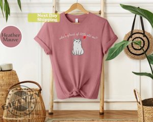 Whos Afraid Of Little Old Me Cat Shirt Cute Cat Hoodie Poets Sweatshirt Womens Tshirt Gift For Women For Mother Album Taylor Swift Shirt giftyzy 16