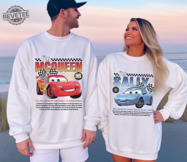 Disneyland Pixar Cars Matching Shirt Lightning Mcqueen And Sally Couple Shirt Im Lightning Sally Cars Shirt Cars Movie Shirt revetee 2