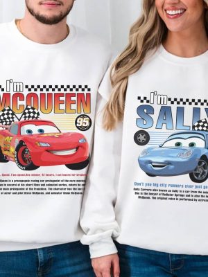 Disneyland Pixar Cars Matching Shirt Lightning Mcqueen And Sally Couple Shirt Im Lightning Sally Cars Shirt Cars Movie Shirt revetee 3