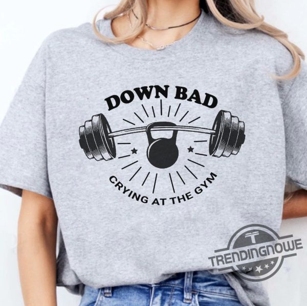 Down Bad Crying At The Gym Shirt V3 Taylor Swift Inspired Funny Skeleton Workout Gymer T Shirt Girl Skeleton Weightlifting Shirt trendingnowe 1