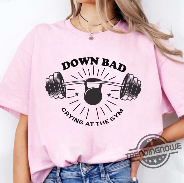 Down Bad Crying At The Gym Shirt V3 Taylor Swift Inspired Funny Skeleton Workout Gymer T Shirt Girl Skeleton Weightlifting Shirt trendingnowe 3