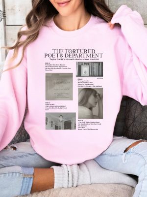 The Tortured Poets Department Crewneck Ttpd New Album Shirt Ts New Album Sweatshirt Gift For Swiftie Fan Ttpd Merch Unique revetee 3