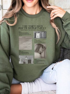 The Tortured Poets Department Crewneck Ttpd New Album Shirt Ts New Album Sweatshirt Gift For Swiftie Fan Ttpd Merch Unique revetee 5