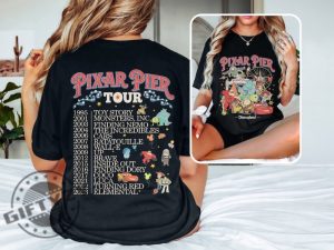 Vintage Meet Me At Pixar Pier 2 Side Shirt Retro Disney Pixar Pier Sweatshirt Disneyland Pixar Fest 2024 Tshirt Pixar Family Trip Hoodie Disney Shirt giftyzy 3