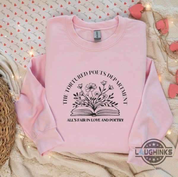 alls fair in love and poetry shirt sweatshirt hoodie taylor swift lyrics ttpd embroidered t shirts the tortured poets department embroidered tee laughinks 3