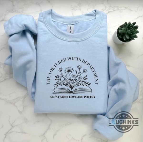 alls fair in love and poetry shirt sweatshirt hoodie taylor swift lyrics ttpd embroidered t shirts the tortured poets department embroidered tee laughinks 5