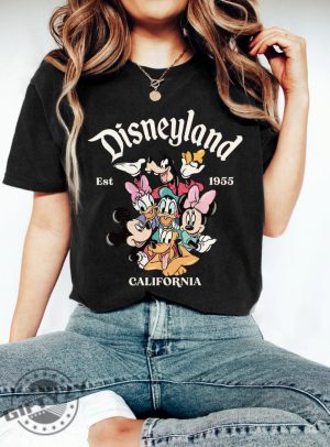 Retro Disneyland California Gift Disneyland Est 1955 Sweatshirt Disney Vacation Tshirt Mickey And Friends Hoodie Retro Walt Disney Shirt giftyzy 6