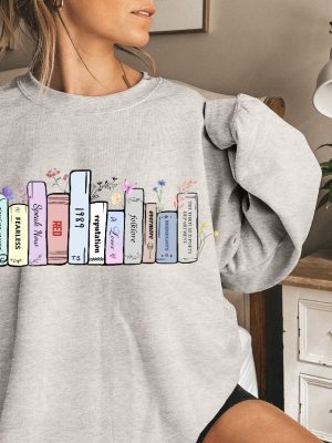 Albums As Books Sweatshirt Tortured Poets Department Shirt Ttpd Sweatshirt Albums Books Shirt Taylor Merch 1989 Merch Unique revetee 3