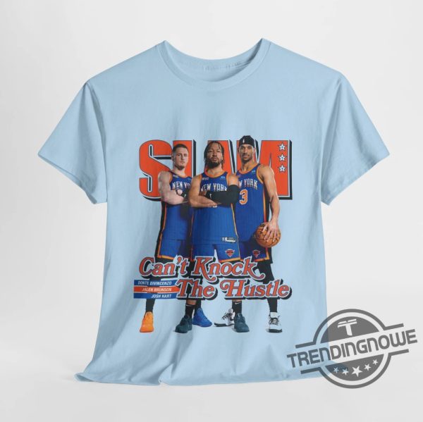 Orange Knicks Stars Trio Shirt Jalen Brunson Shirt Josh Hart Sweatshirt And Donte Divincenzo Slam Cover T Shirt trendingnowe 3