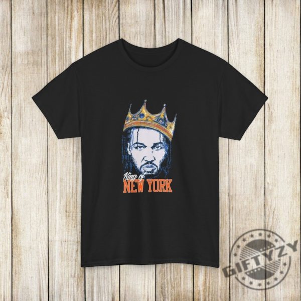King Of New York Jalen Brunson Crown Unisex Shirt giftyzy 3