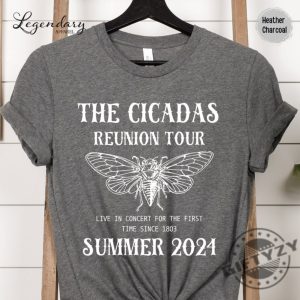 Cicada Shirt 2024 Cicada Reunion Shirt Funny Cicada Concert Tshirt Bug Humor Goblincore Insect Hoodie Unisex Sweatshirt Nature Lover Gift giftyzy 6