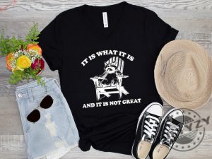 It Is What It Is And It Is Not Great Shirt Raccoon Meme Sweatshirt Funny Tshirt Mental Health Hoodie Animal Gift giftyzy 2