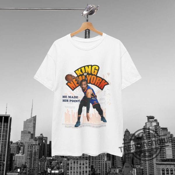 King Of New York Jalen Brunson Shirt Jalen Brunson Basketball Shirt Ny Knicks Shirt Jalen Brunson Tee Shirt New York Knicks trendingnowe 2