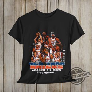 New York Knicks Playoff Run T Shirt Featuring Jalen Brunson Josh Hart Donte Divincenzo trendingnowe 2