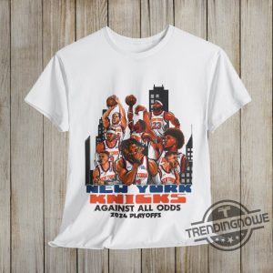 New York Knicks Playoff Run T Shirt Featuring Jalen Brunson Josh Hart Donte Divincenzo trendingnowe 3