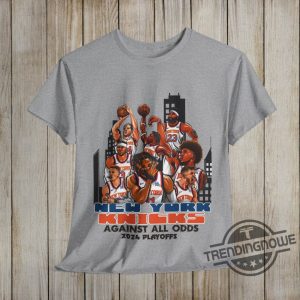 New York Knicks Playoff Run T Shirt Featuring Jalen Brunson Josh Hart Donte Divincenzo trendingnowe 4