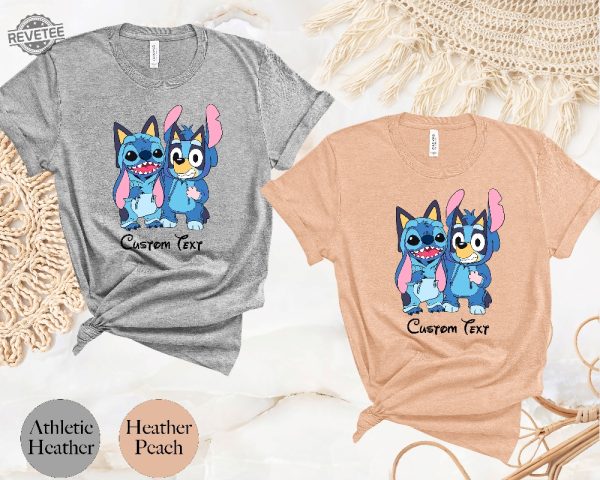 Disney Stich Blue Dog Shirt Disneyworld Stitch Shirt Funny Stitch Shirt Love Stitch Shirt Disney Kids Cartoon Shirt Unique revetee 2