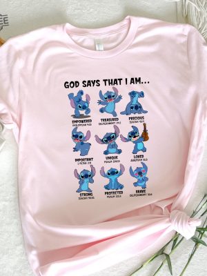 God Say That I Am Disney Stitch T Shirt Stitch Mode T Shirt Stitch Emotion Disney Fan Fashion Stitch Merchandise Unique revetee 2