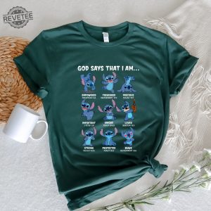 God Say That I Am Disney Stitch T Shirt Stitch Mode T Shirt Stitch Emotion Disney Fan Fashion Stitch Merchandise Unique revetee 5