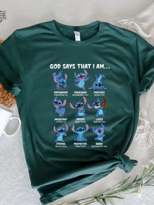 God Say That I Am Disney Stitch T Shirt Stitch Mode T Shirt Stitch Emotion Disney Fan Fashion Stitch Merchandise Unique revetee 5