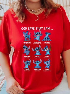 God Say That I Am Disney Stitch T Shirt Stitch Mode T Shirt Stitch Emotion Disney Fan Fashion Stitch Merchandise Unique revetee 6