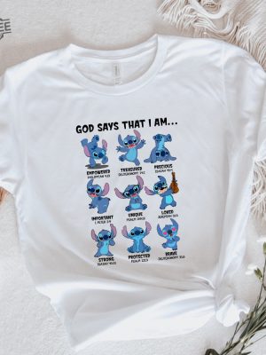 God Say That I Am Disney Stitch T Shirt Stitch Mode T Shirt Stitch Emotion Disney Fan Fashion Stitch Merchandise Unique revetee 7