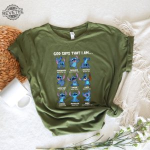 God Say That I Am Disney Stitch T Shirt Stitch Mode T Shirt Stitch Emotion Disney Fan Fashion Stitch Merchandise Unique revetee 8