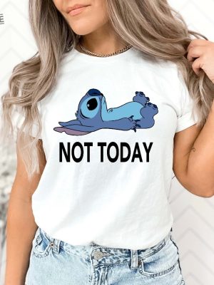 Stitch Not Today Shirt Disney Stitch Low Energy Sweatshirt Stitch Quote Shirt Funny Stitch Hoodie Disney Vacation Shirt Unique revetee 3