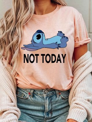 Stitch Not Today Shirt Disney Stitch Low Energy Sweatshirt Stitch Quote Shirt Funny Stitch Hoodie Disney Vacation Shirt Unique revetee 4