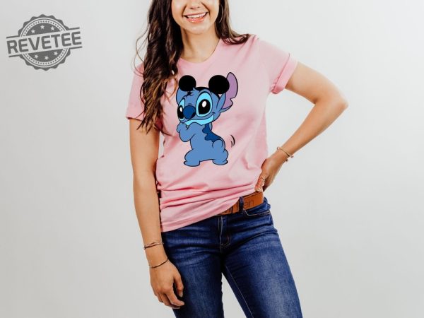 Stitch Disneyworld Shirt Disney Stitch Balloon Shirt Disney Trip Shirt Cute Stitch Shirt Stitch Disney Characters Shirt Unique revetee 2