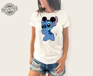 Stitch Disneyworld Shirt Disney Stitch Balloon Shirt Disney Trip Shirt Cute Stitch Shirt Stitch Disney Characters Shirt Unique revetee 3