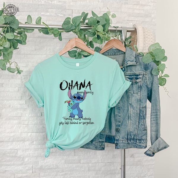 Ohana Means Family Shirt Ohana Shirt Disney Shirt Lilo And Stitch Shirt Hawai Shirt Gift For Her Disneyworld Tee Unique revetee 2